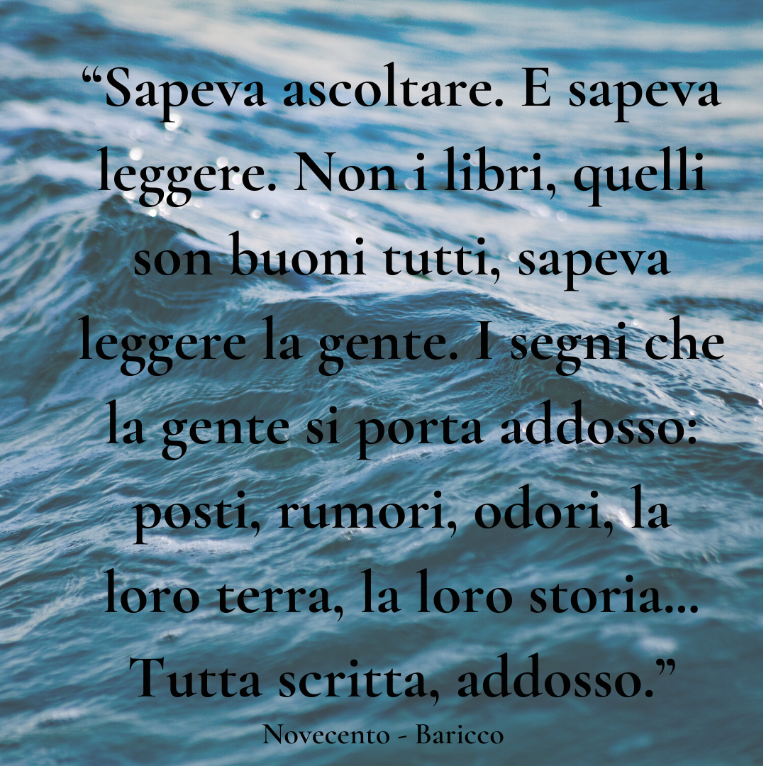 Libri italiani livello intermedio-citazione di Baricco